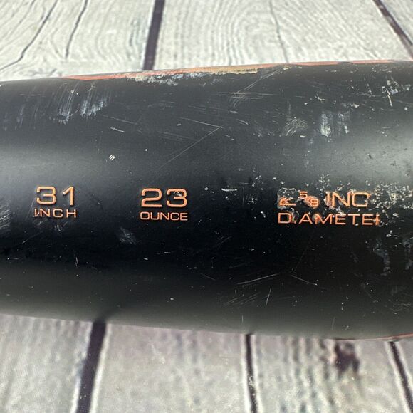 Used Axe Bat Strato Baseball Bat Flair Knob 31/23 Blk/Org 2 5/8 L139K - Picture 6 of 13